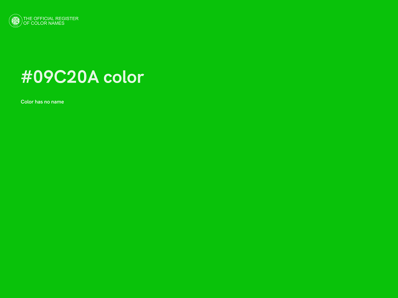 #09C20A color image