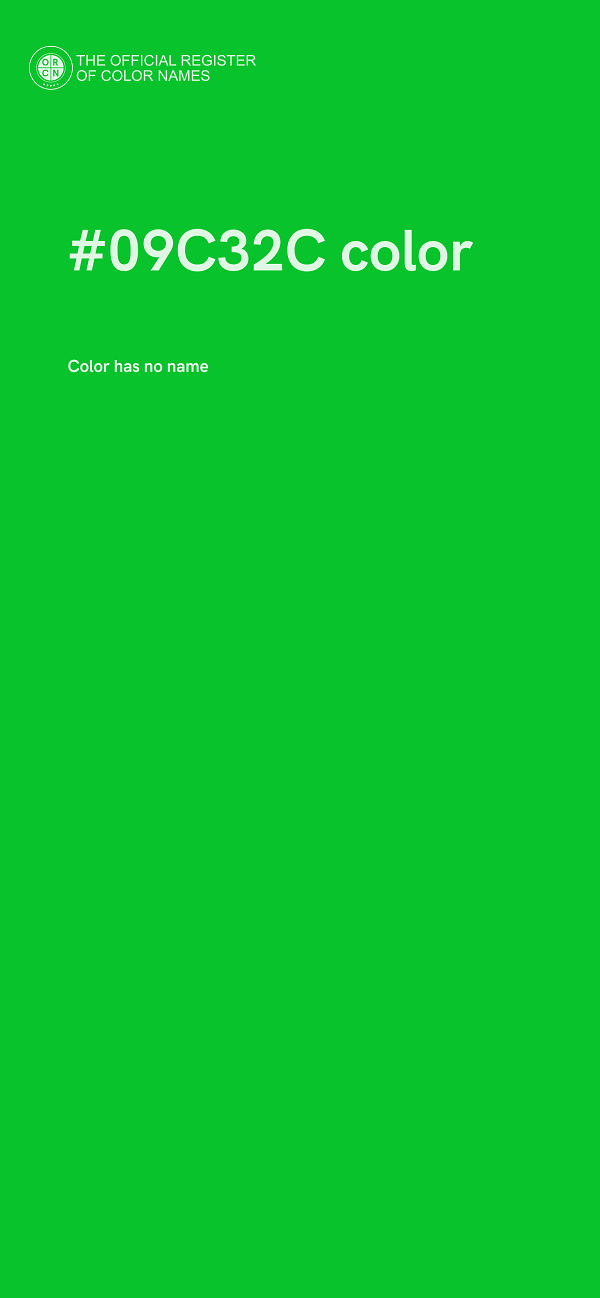 #09C32C color image