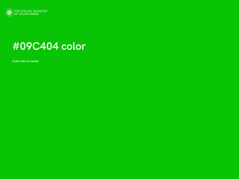 #09C404 color image