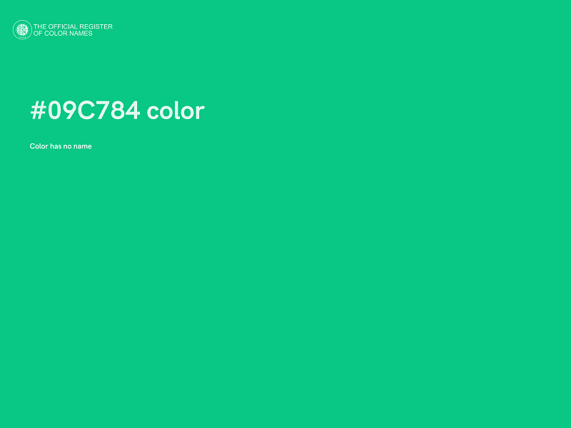 #09C784 color image
