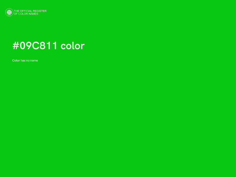 #09C811 color image