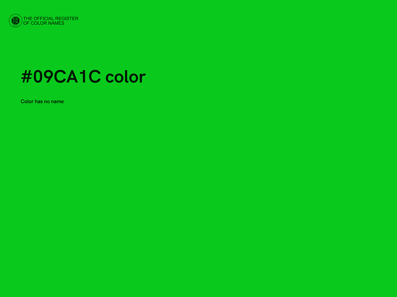 #09CA1C color image