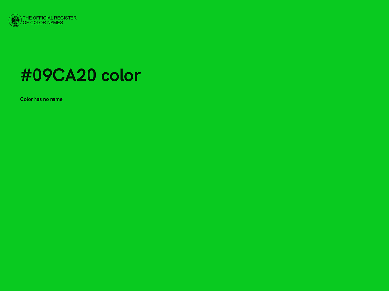 #09CA20 color image