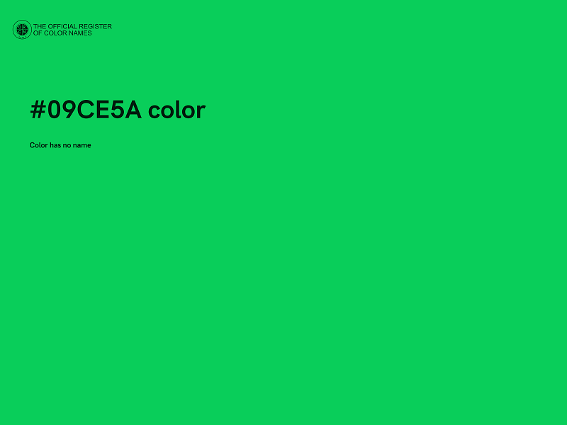 #09CE5A color image