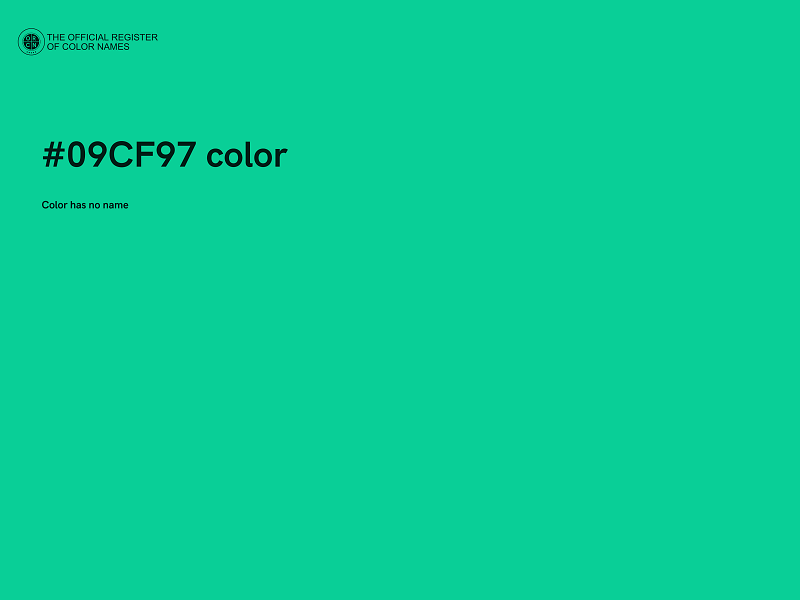 #09CF97 color image