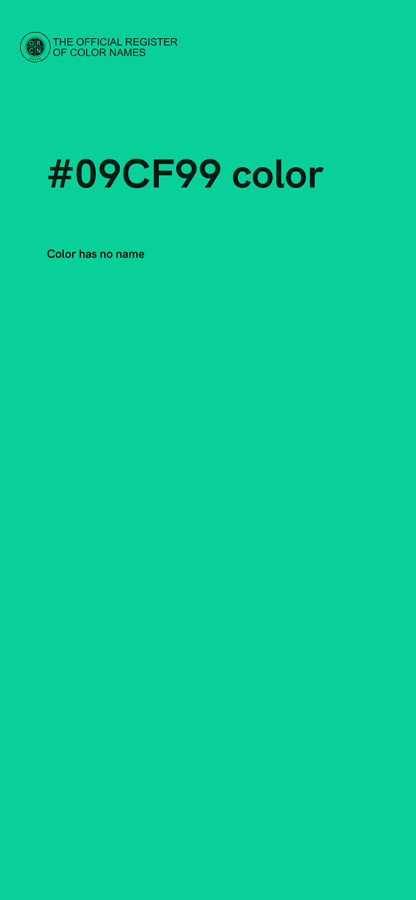 #09CF99 color image