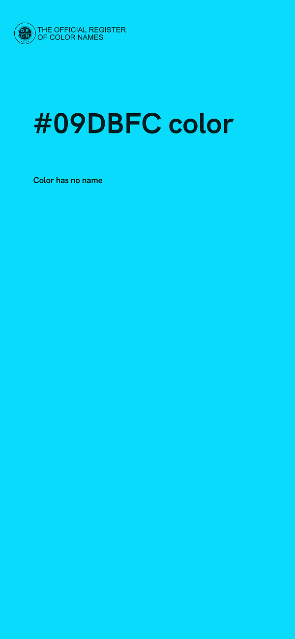 #09DBFC color image
