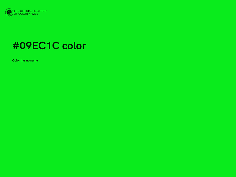 #09EC1C color image