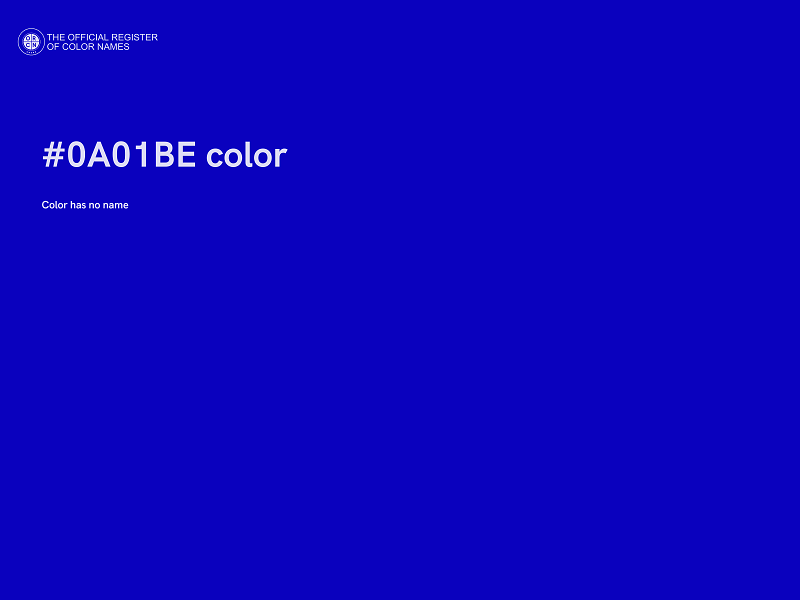 #0A01BE color image