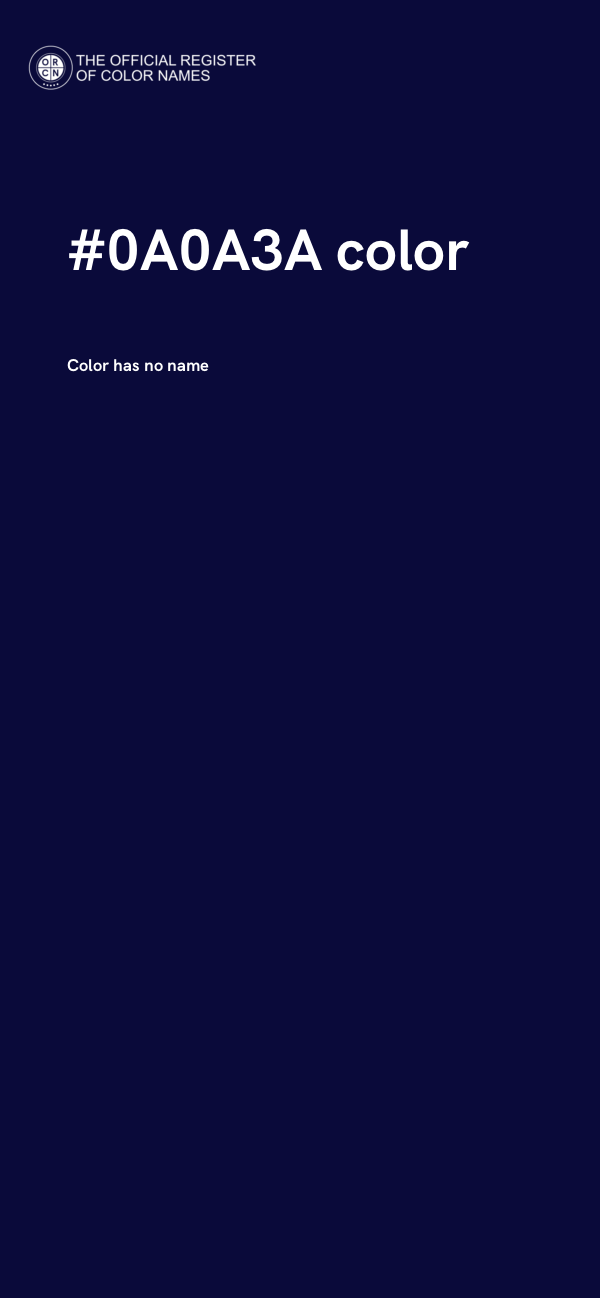 #0A0A3A color image