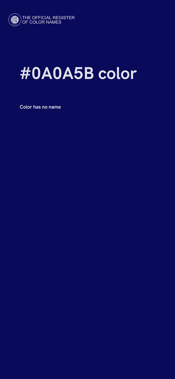 #0A0A5B color image