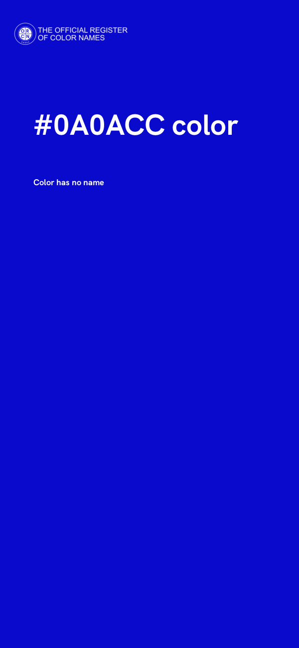 #0A0ACC color image