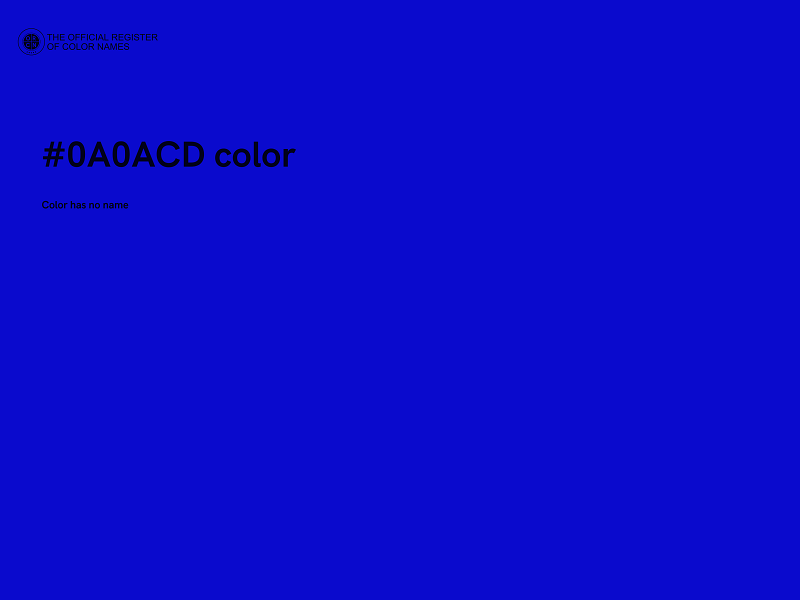 #0A0ACD color image