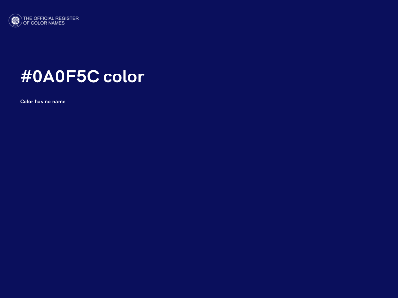 #0A0F5C color image