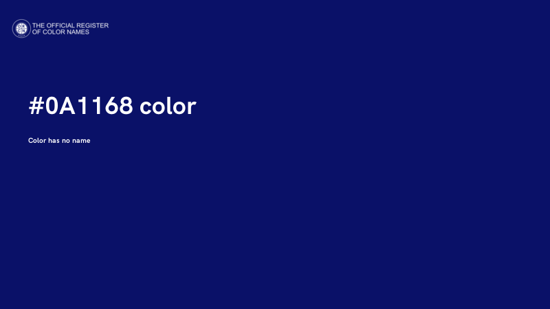 #0A1168 color image