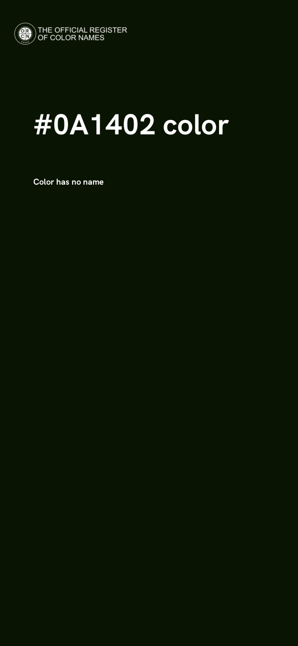 #0A1402 color image