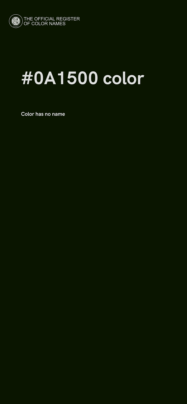 #0A1500 color image