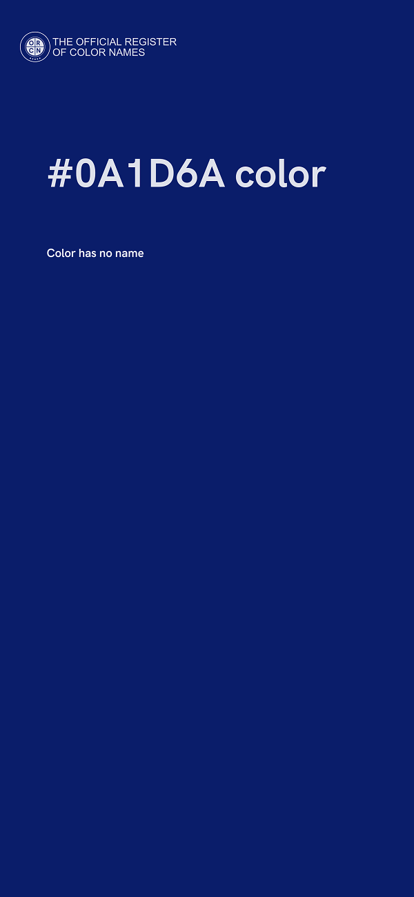 #0A1D6A color image