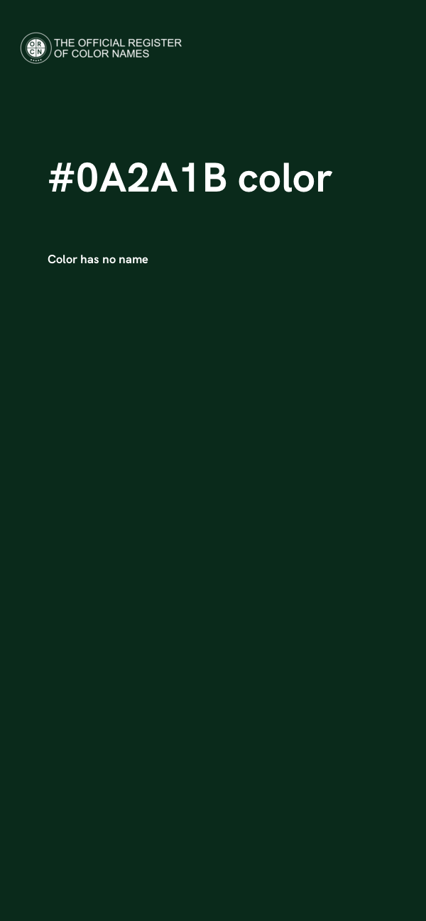 #0A2A1B color image