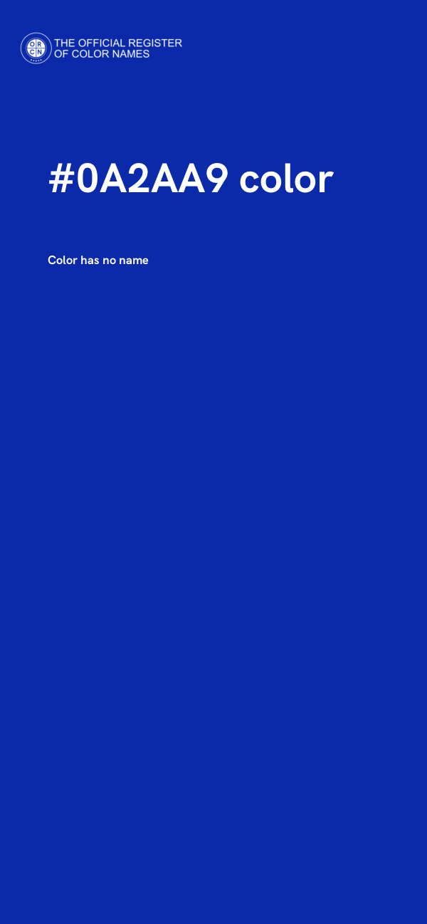 #0A2AA9 color image