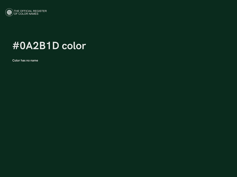 #0A2B1D color image