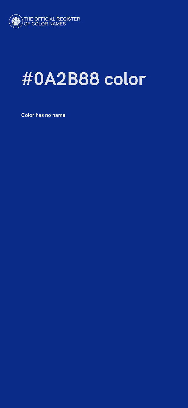 #0A2B88 color image