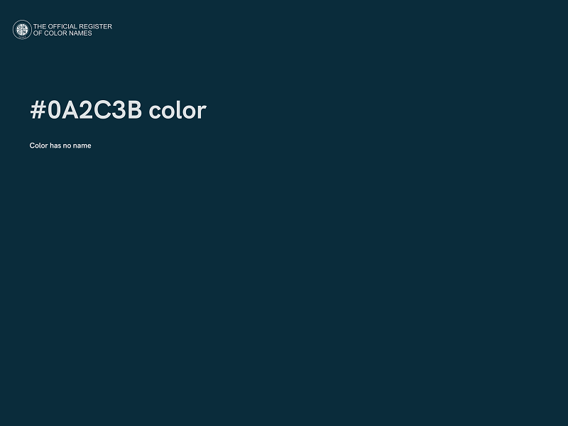 #0A2C3B color image