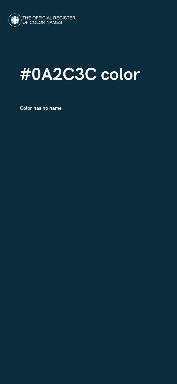 #0A2C3C color image