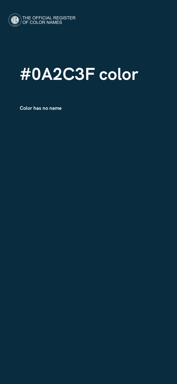 #0A2C3F color image