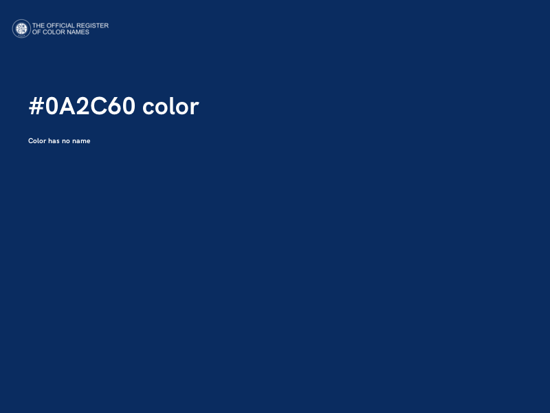 #0A2C60 color image