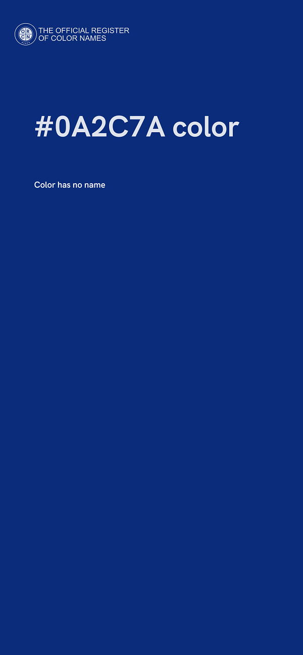 #0A2C7A color image