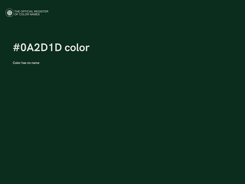 #0A2D1D color image