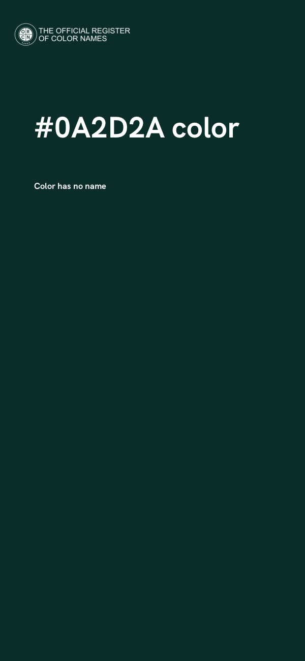 #0A2D2A color image