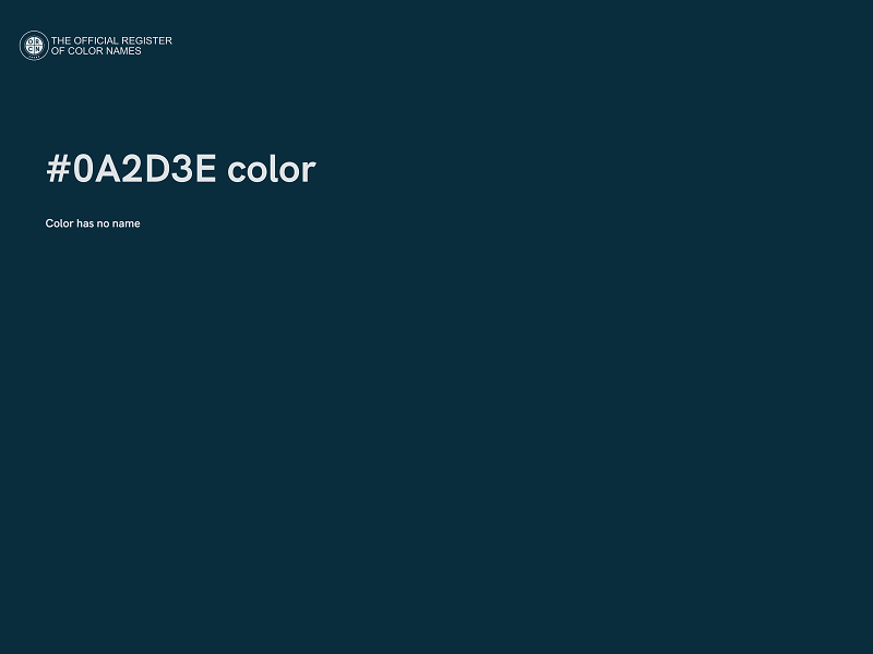 #0A2D3E color image