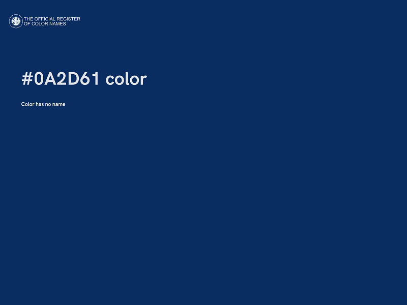 #0A2D61 color image