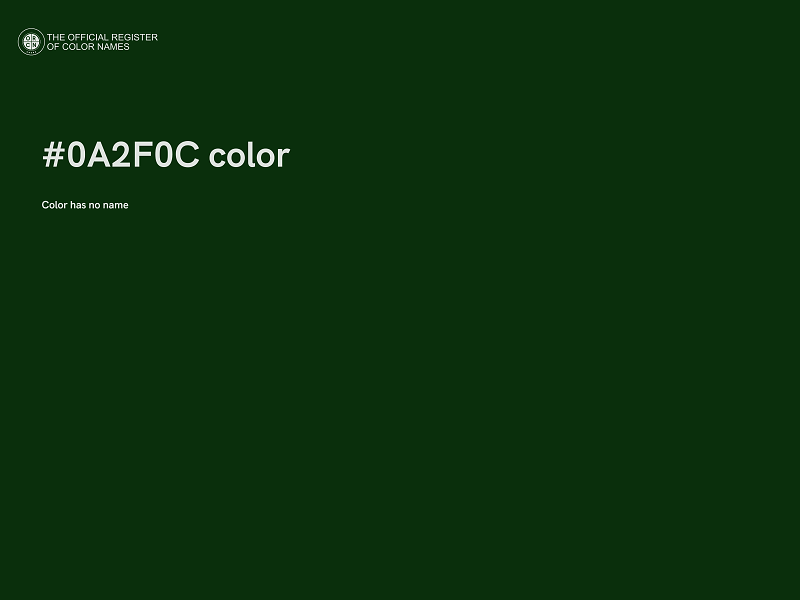 #0A2F0C color image