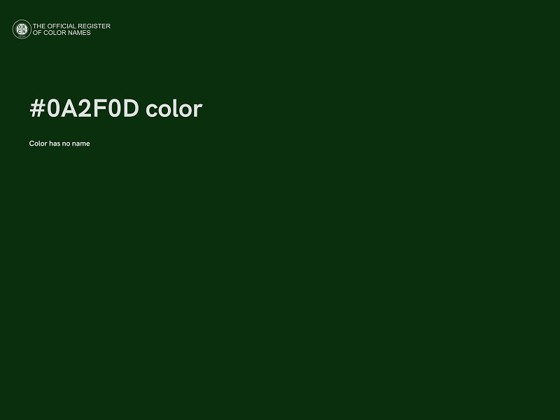 #0A2F0D color image