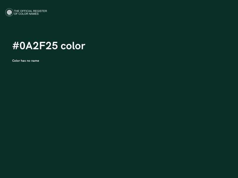 #0A2F25 color image