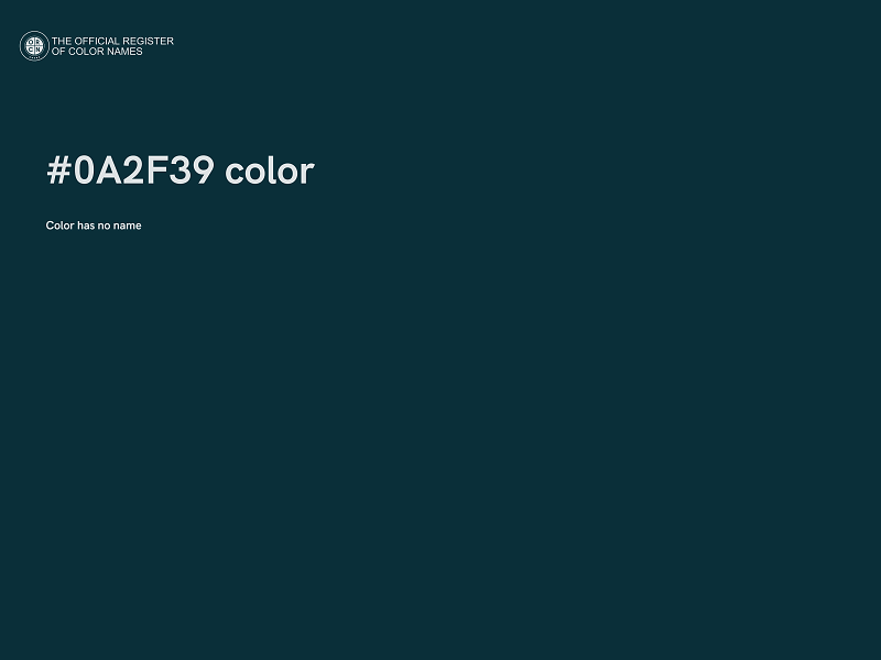 #0A2F39 color image
