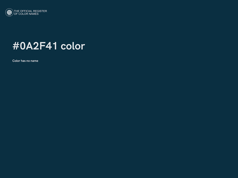 #0A2F41 color image