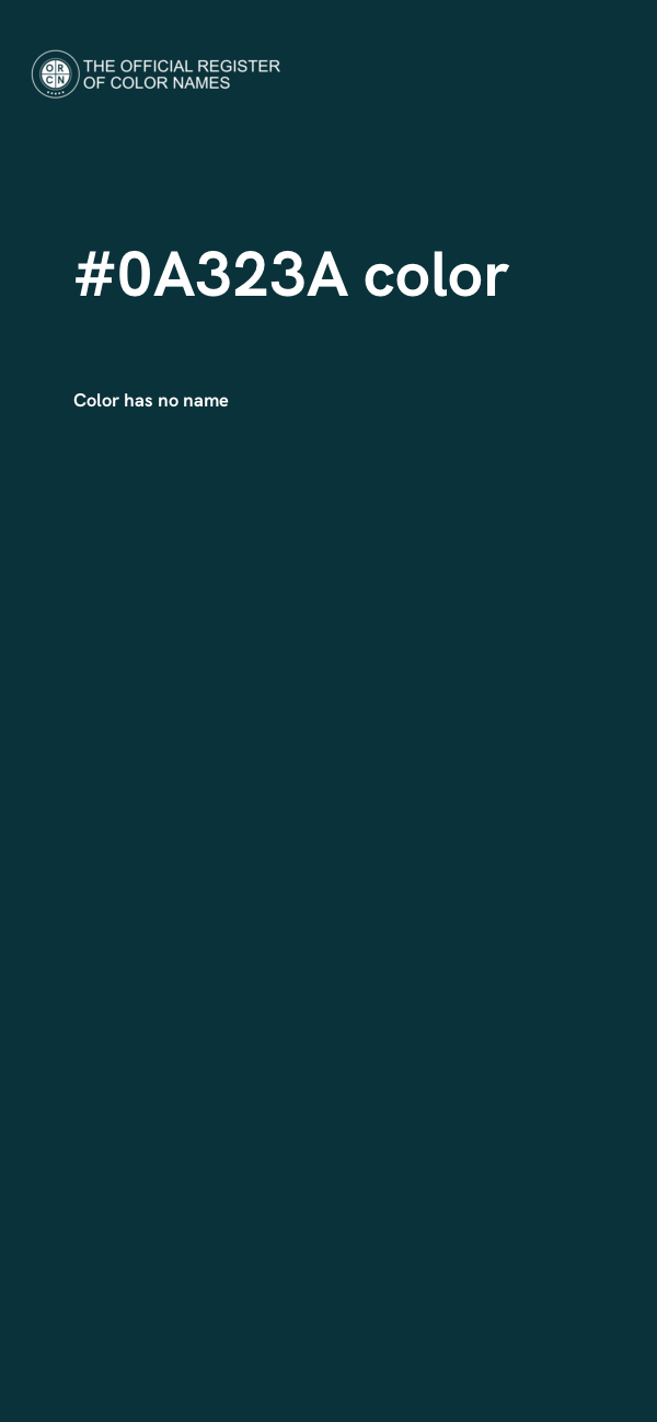 #0A323A color image