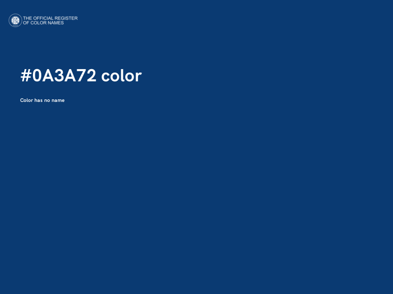#0A3A72 color image