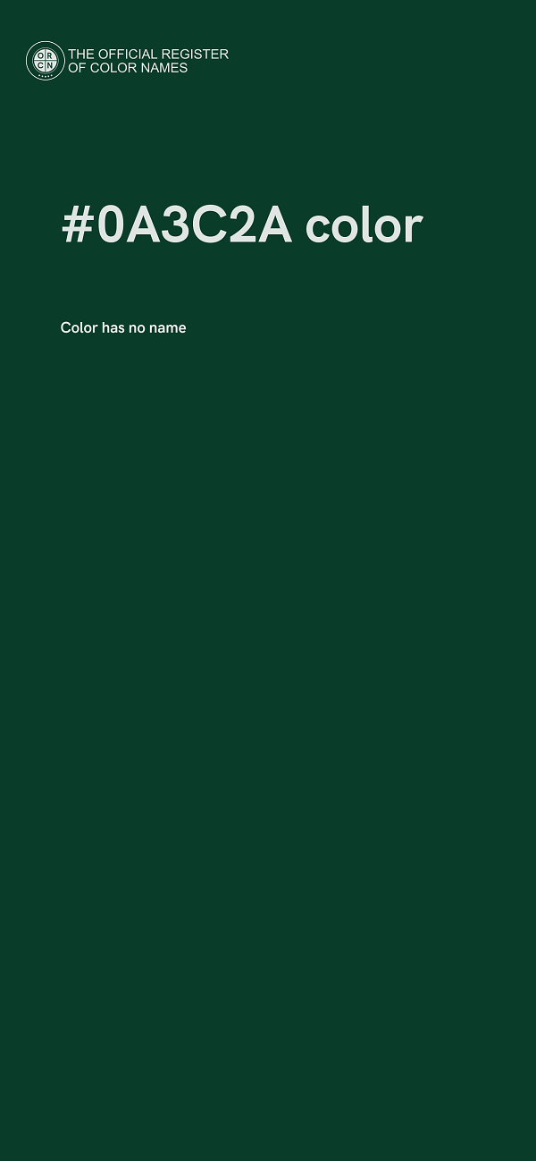 #0A3C2A color image