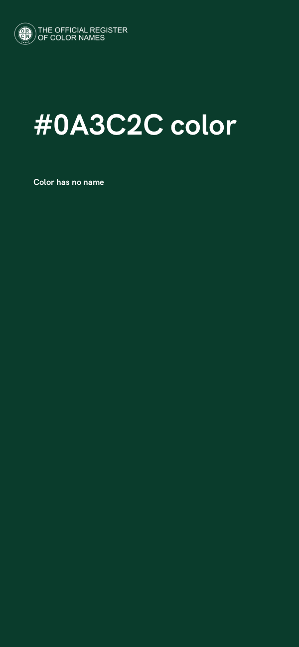#0A3C2C color image