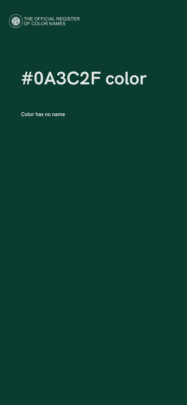 #0A3C2F color image