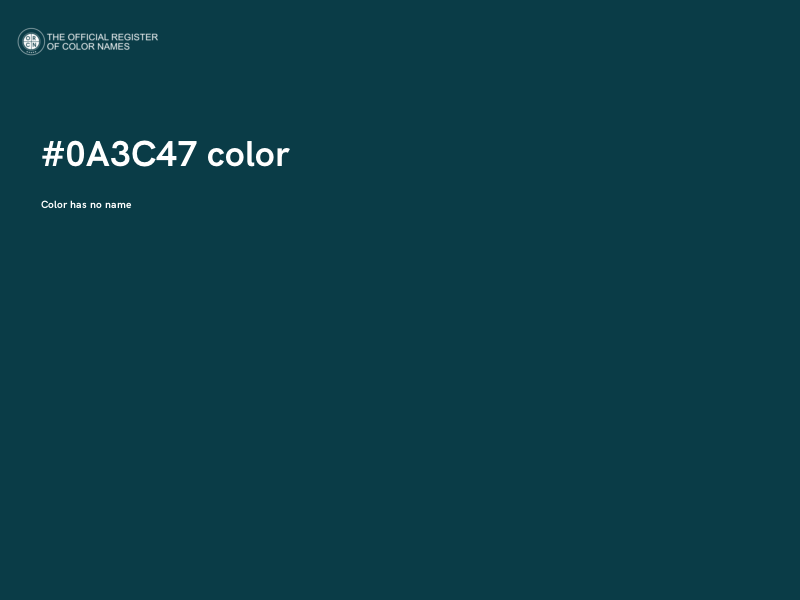 #0A3C47 color image