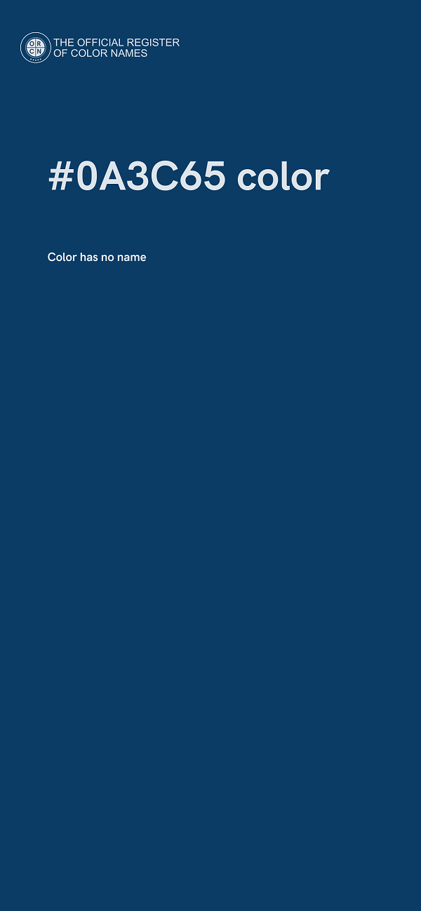 #0A3C65 color image
