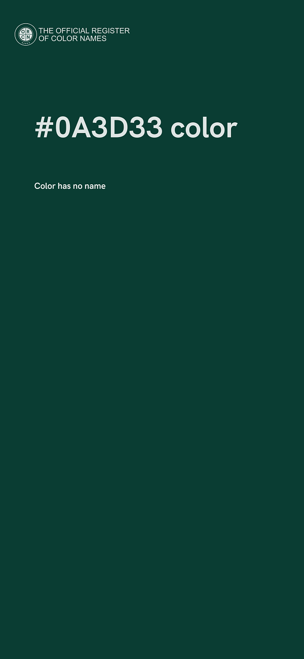 #0A3D33 color image