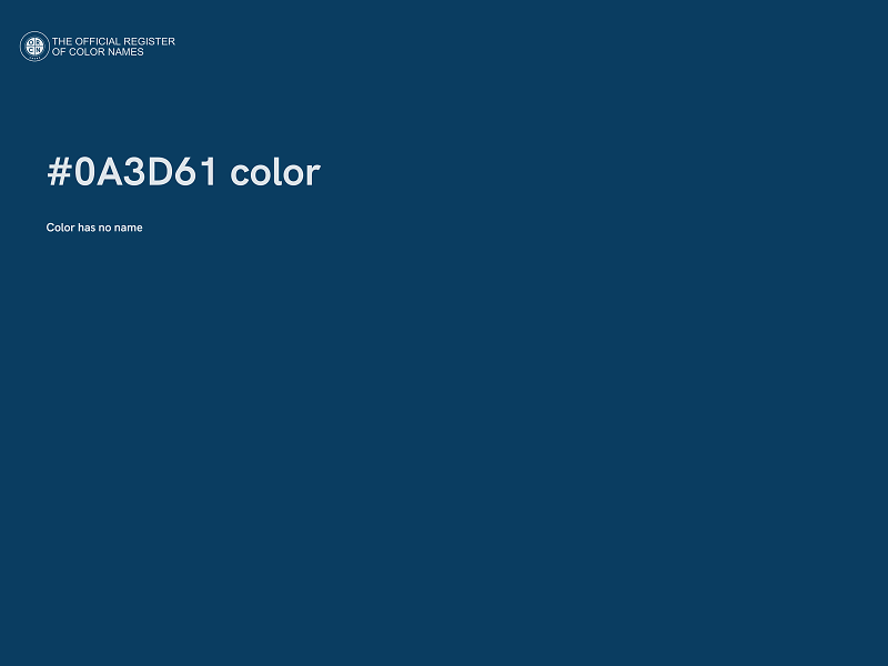 #0A3D61 color image