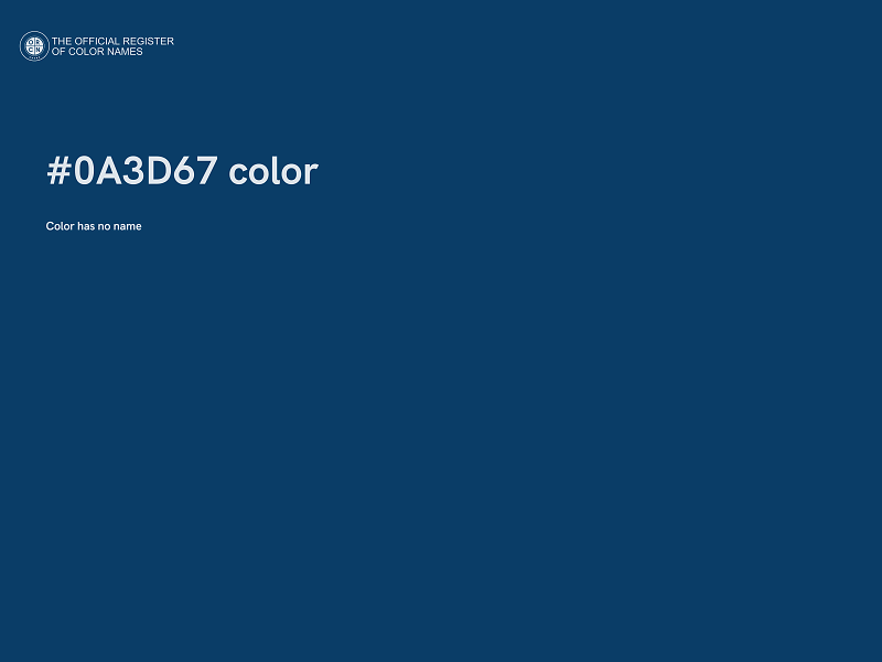 #0A3D67 color image